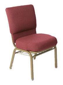 Celebration Chair with red fabric