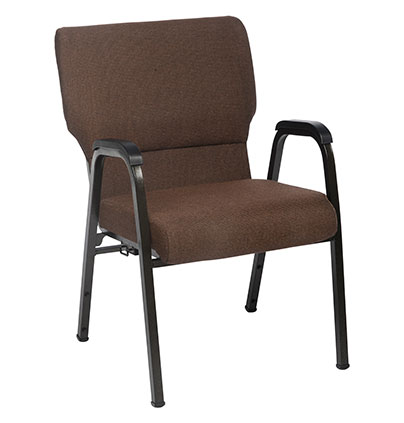 Brown Jericho arm chair 22 7/8 inches wide