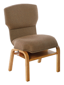 Majesty Church Chair with wooden frame