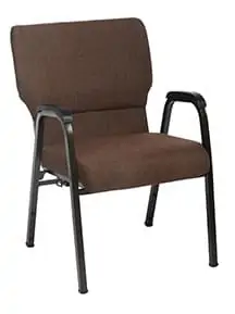 Brown Jericho Arm Chair shown from the right