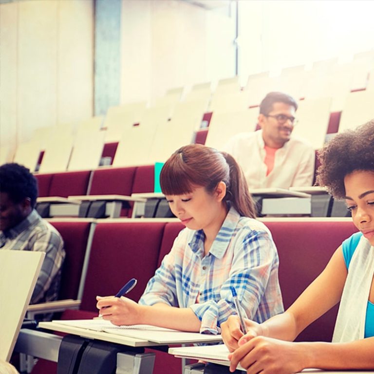 College auditorium chairs