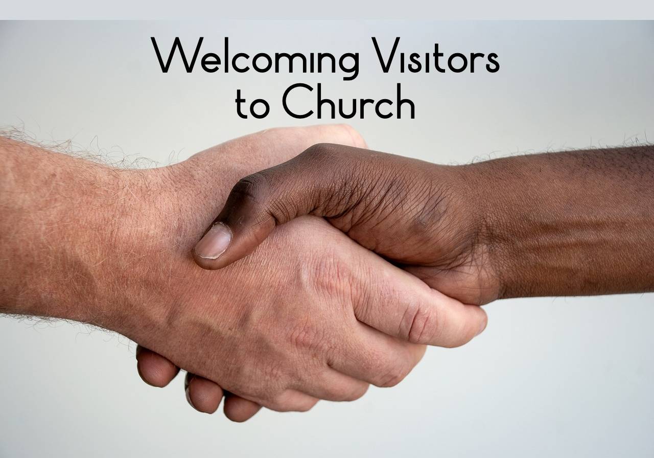How to welcome visitors to church