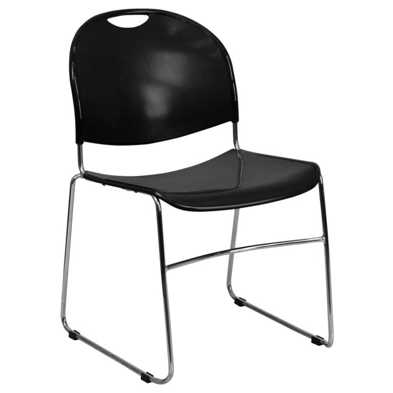 Plastic stackable church chair