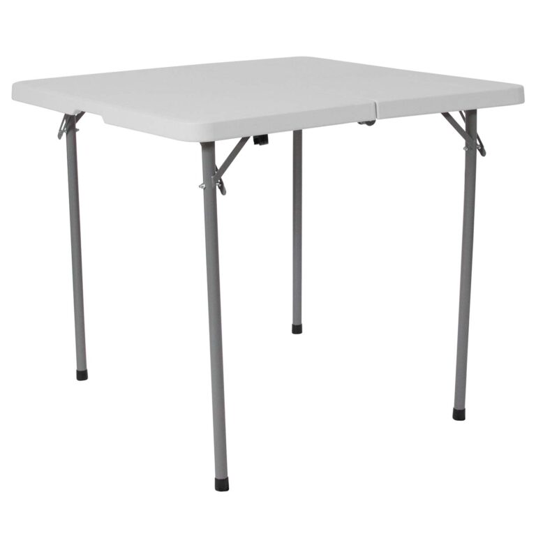 Square folding table